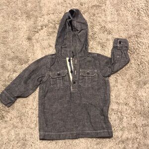 Baby Gap Denim Long Sleeve Shirt 12-18MOS